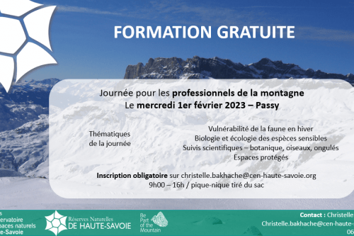 Formation gratuite à Passy - 1er février 2023